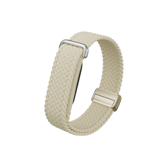 Off white Braided Nylon Bit Band