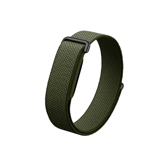 Olive Woven Bit Band